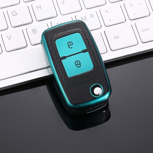 Boîtier de clé 2 boutons Chery Fulwin Tiggo E5 coque télécommande SUFC avec anneau
