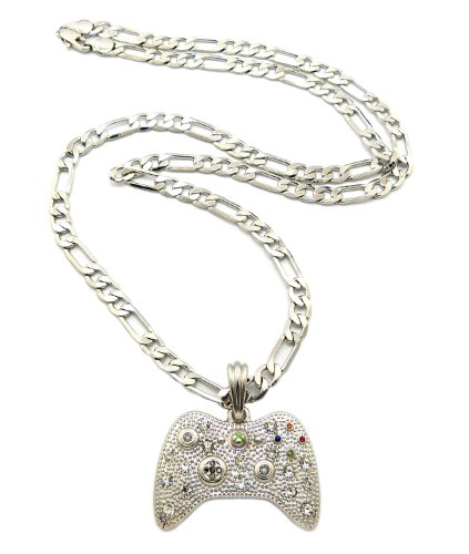 New Iced Out Game Controller Pendant 5mm/24