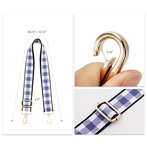 Image of TANOSII Wide Purse Strap Adjustable Replacement Shoulder Crossbody Strap Handbag Strap