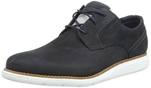 HUWSO|#Rockport Total Motion Sport Dress Plain Toe Richelieus homme, Bleu (New Dress Blues 002), 42 EU (Taille fabricant: 8 UK)