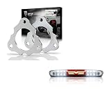 MZS 1/2' Front Leveling Kit + Third Brake Light 3rd LED High Mount Stop Light Cargo Lam Compatible with 2007-2013 Silverado Sierra 1500