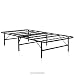 WEEKENDER 14 Inch Folding Platform Bed Frame - Extra Storage Base for All Mattress Types - Full XL