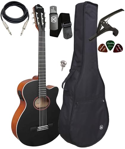 Violão Eletroacústico Giannini Gnf-1d + Capa E Acessórios (CTBK)