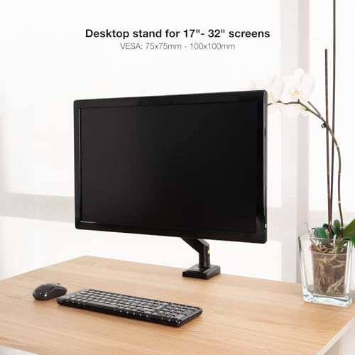 Support de Table pour écran TOOQ DB1334TNR-B pour Télétravail Confortable Noir - 4