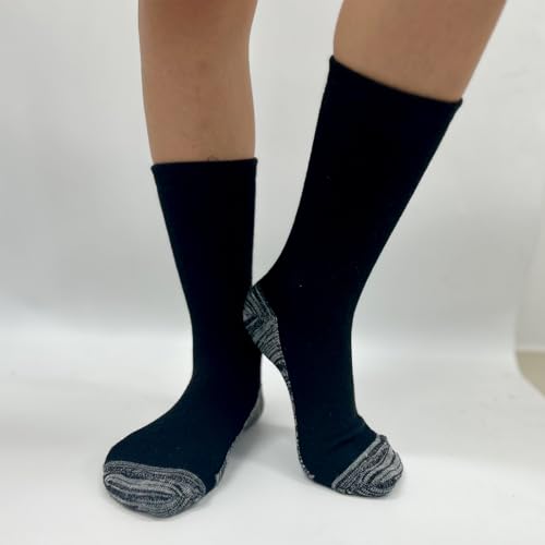 12-20 Pairs Crew Athletic Socks for Kids Breathable Cushion Crew Socks for Kids Sport Running Traveling4