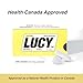 LUCY™ Nicotine Gum 4mg, 100 Count, Mango - Health Canada Natural Health Product NPN 80108821 - NRT Stop Smoking Aid, Reduce Withdrawal Symptoms & Cravings