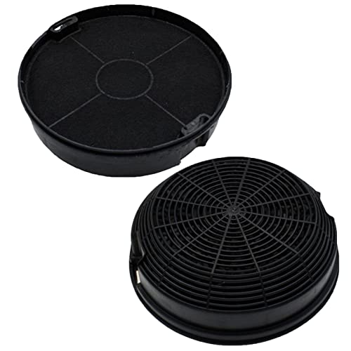 SPARES2GO Filtros de carbono compatibles con extractor de ventilación de campana extractora Whirlpool (paquete de 2, tipo 47/AH012) Cover