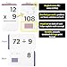 Think Tank Scholar 335 Multiplication & Division Flash Cards (Award Winning) 1 Fact Per Card with Visual Aids – All Facts 0–12 + Dice, Games & Charts – Grades 2–6, Homeschool & Classroom Learning