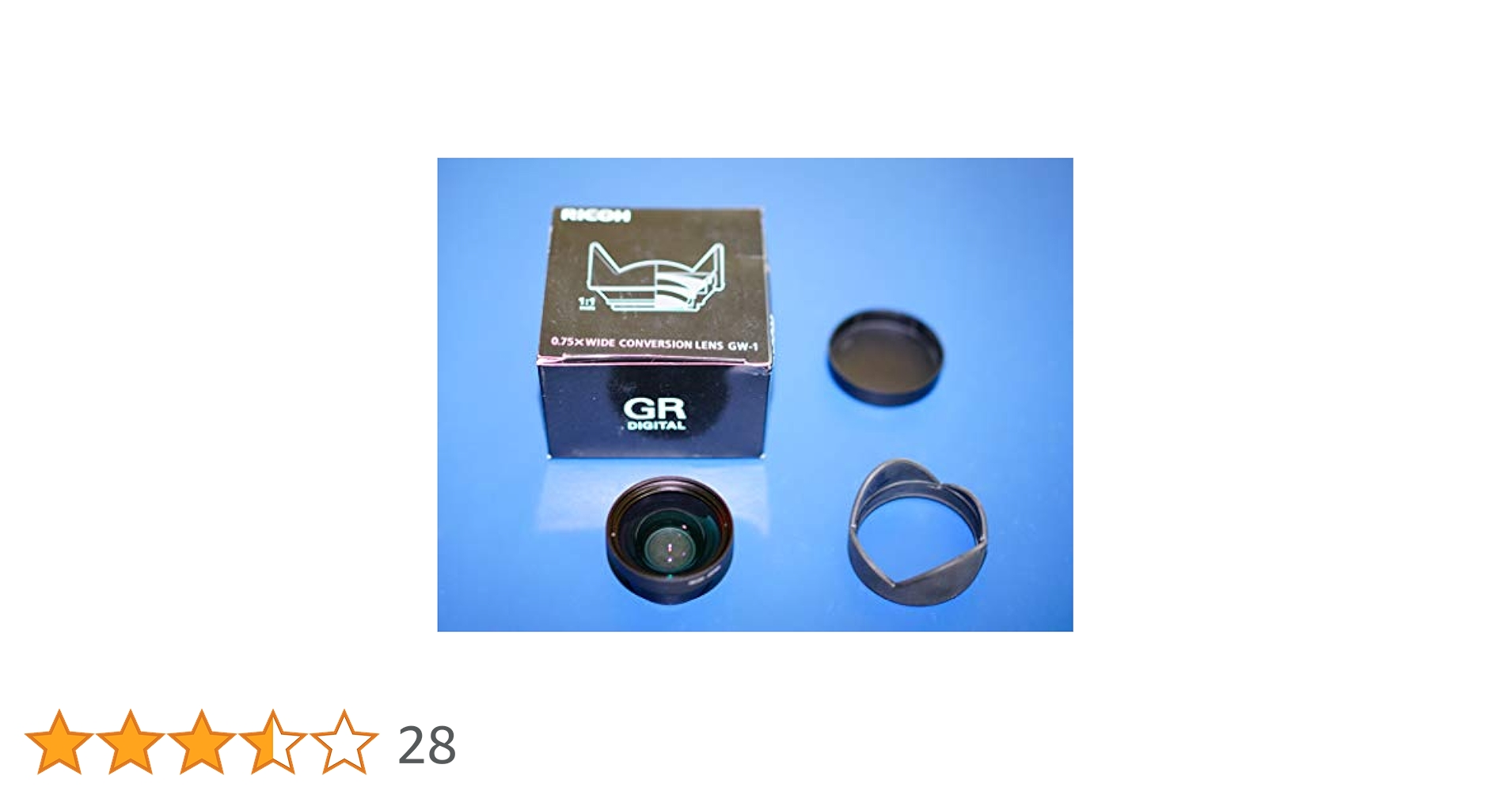※値下げ【リコー】RICOH GW-1 🚀🎁《TOP MINT in BOX》Ricoh GW-1 Wide Conversion Lens for
