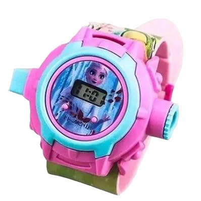 Image of Acnos Brand- Digital 24 Images Projector 7 Character Watch for Kids Boys Rubber Material Watch Diwali Gift Birthday Return Gift Best Digital Toy Watch for Boy's Girl's