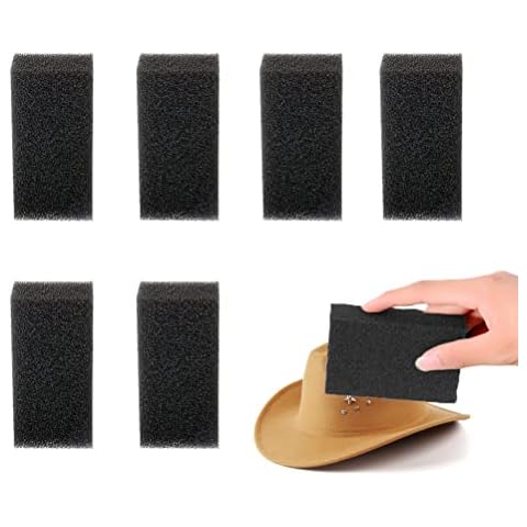Bettli Felt Hat Cleaning Sponge Removes Lint and Dirt for Wool Felt Cowboy Hat Straw Hats 6 Pack Cover