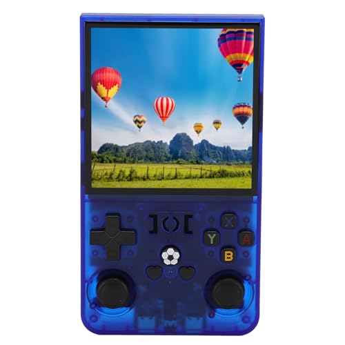 ZJchao Tragbare Retro-Spielekonsole mit 4-Zoll-IPS-Display, -basiertes Handheld-Spielesystem für und Erwachsene, Kompakter Videospiel-Player mit Vorinstallierten Klassikern (64GB)