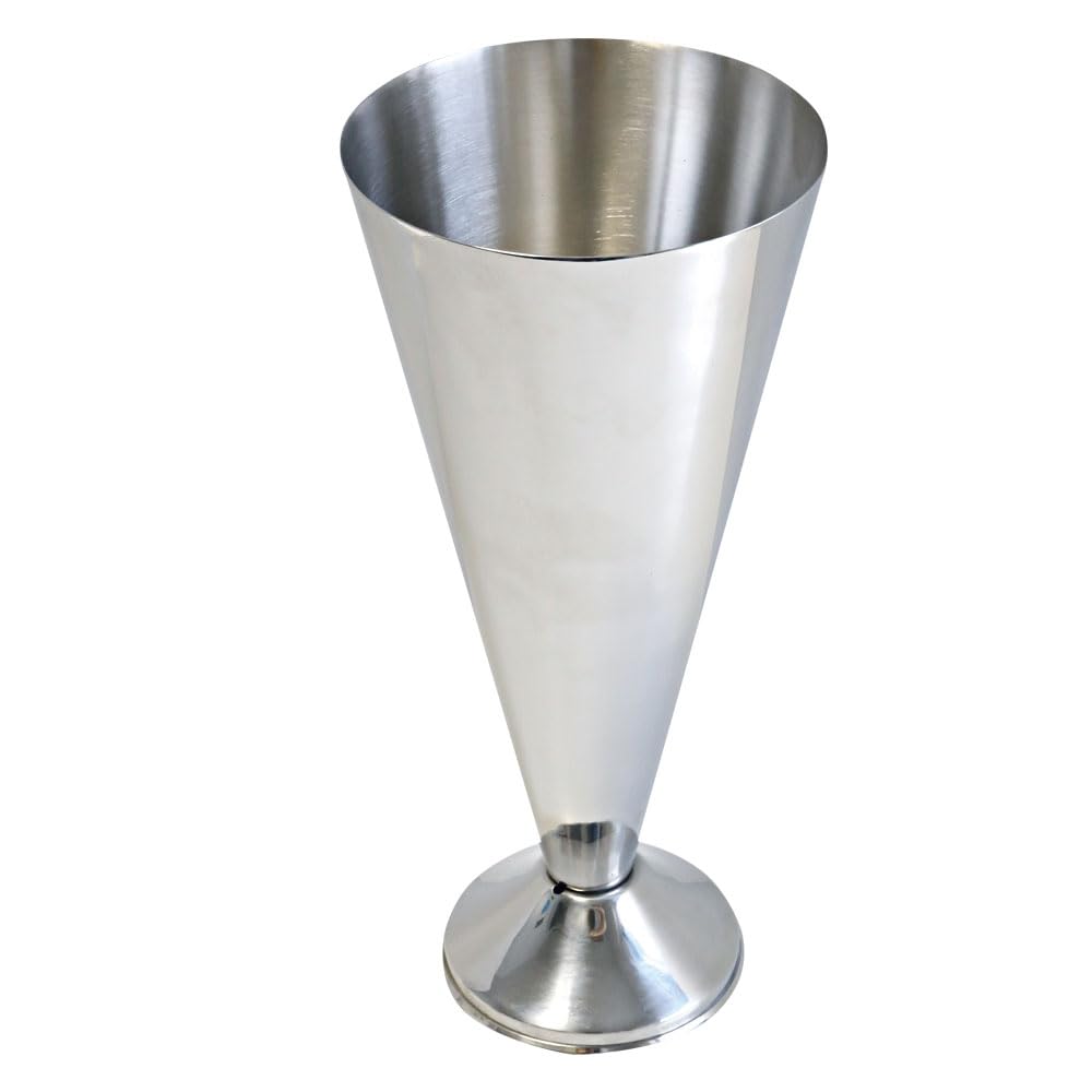 FRANZ MENSCH 1 Stück Spritzbeutelständer | Edelstahl, silber, H: 32cm, Ø: 15cm, Spritzbeutelständer, Spritzbeutelhalter