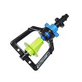 Sprinkler Gartenbewässerungsdüse 100 Stück 360 Grad Gartenbewässerungssprinkler Drehdüse Aufhängung umgekehrtes Kopfband Gewinde 1/4 Zoll Anschluss (Farbe: 1 I 4 Widerhaken) (1 I 4 Widerhaken)