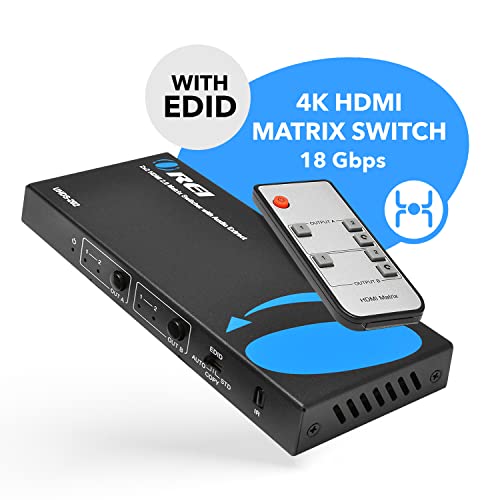 Matrix HDMI Switch 2x2 para Evitar Cambiar Cables entre TV y Proyector 7
