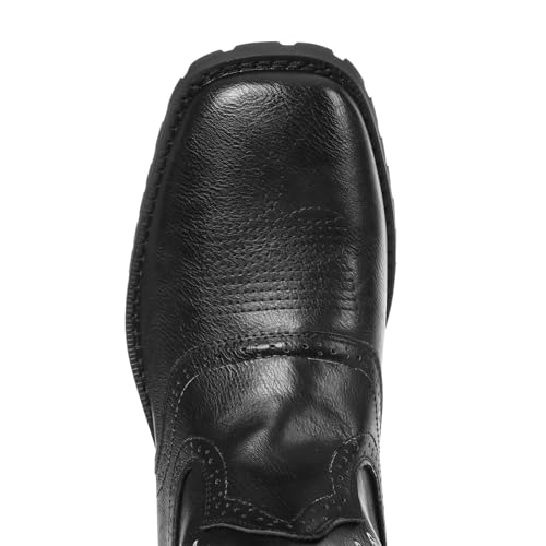 Image of Lyrisiphy Cowboy Boots for Men Pointed Toe Embroideried Western Boots Traditional Country Boots Durable Work Boots