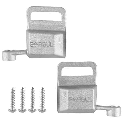 EVRBUL Pair of Upgraded Aluminum Car Door Arm Rest Switch Panel Clip Repair Kit Door Arm Rest Bracket Driver and Passenger Side Compatible with 2003-2007 Chevrolet Silverado Avalanche Tahoe GMC Sierra