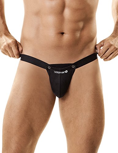 Wildmant The Ball Lifter Jock Strap/Jockstrap Underwear Black Small