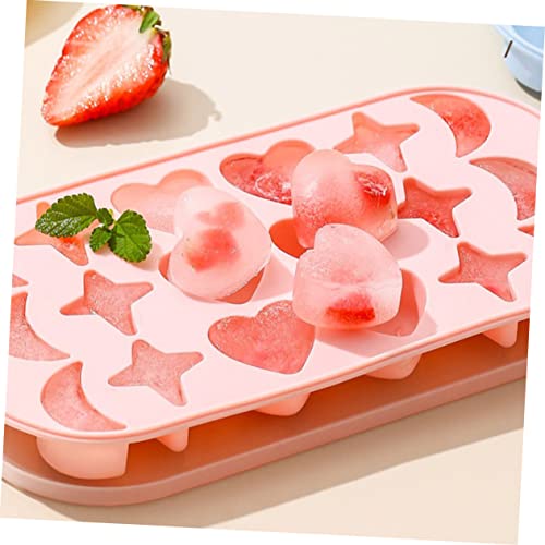Molde para cubitos de hielo de silicona y PP 2 piezas miniatura 6