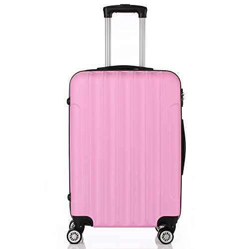 JHshop Luggage 3 Piece Set Suitcase Traveling Lightweight, Luggage Sets Suitcase Sets with Wheels, Suitcases with Wheels Pink4