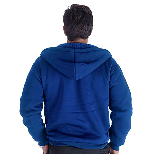 Image of Gary Com Heavyweight Sherpa Hoodies for Men, Thick Fleece Lined Full Zip Up Winter Warm Sweatshirts Work Jackets