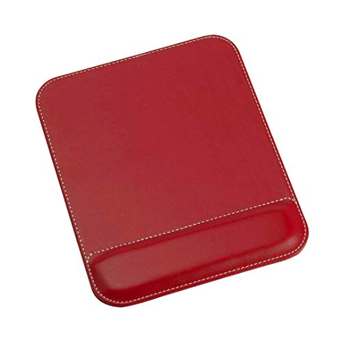 Alfombrilla de Ratón Mousepad con Cojín de Muñeca Reposamuñecas Apoyo Ergonómico para Descanso de la Muñeca (Rojo) Cover