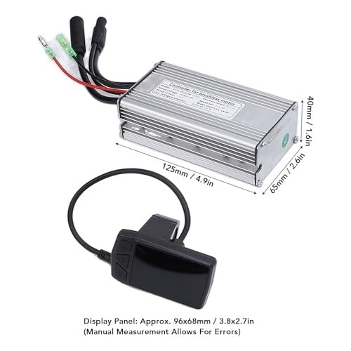 Pannello di controllo for scooter elettrico da 36 V, 48 V e 22 A con acceleratore a pollice, 8 magneti, sensore di assistenza alla pedalata regolatore per monopattino elettrico