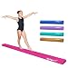 Springee 9ft Balance Beam - Extra Firm - Vinyl Folding Gymnastics Beam for Home - Pink