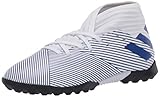 adidas Boy's Nemeziz 19.3 Tf J Sneaker, FTWR White/Team Royal Blue/Team Royal Blue, 5 M US Big Kid