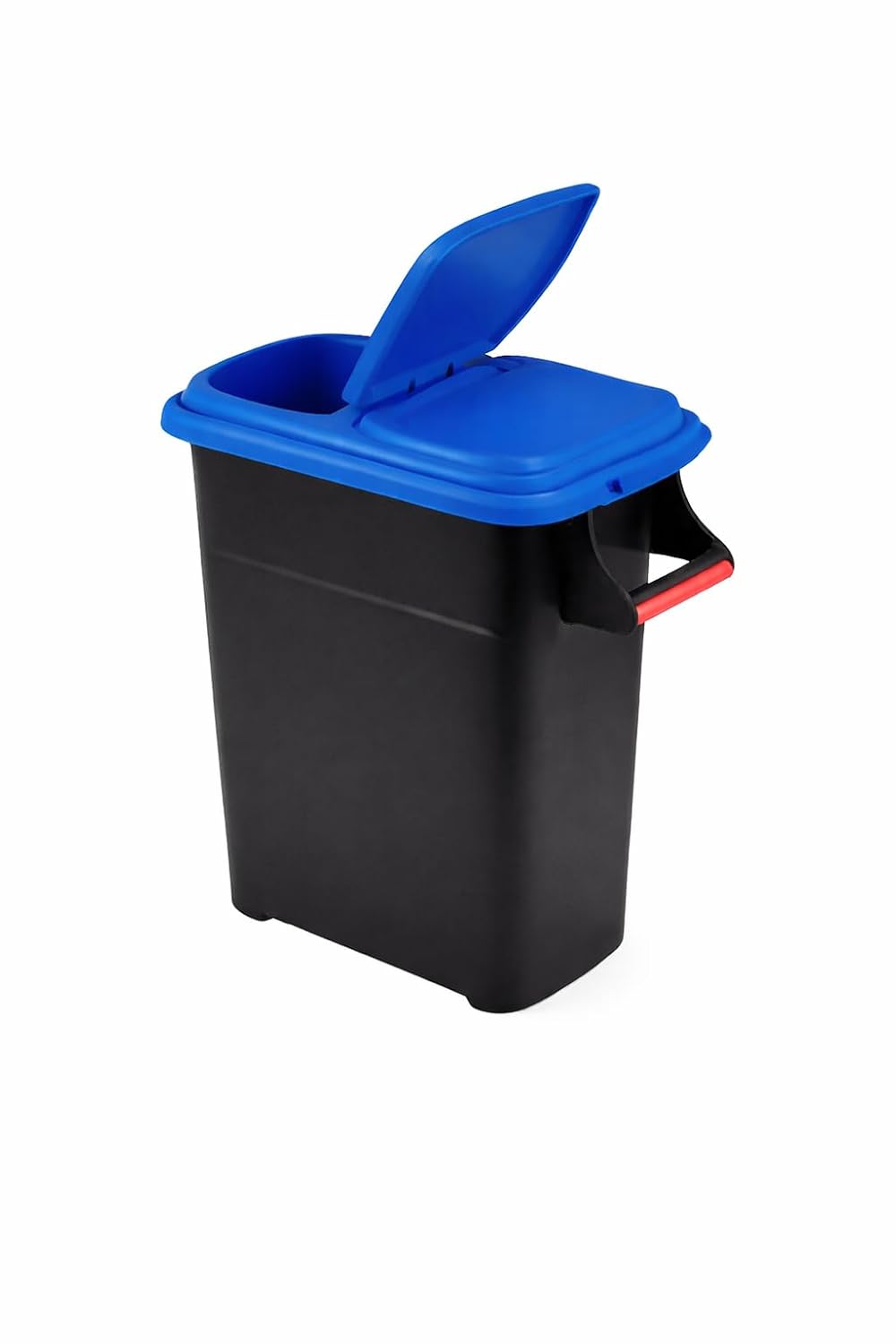32QT Charcoal Storage Bin with Lid – Black Heavy-Duty Charcoal Holder