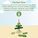 PlanToys® Montessori Wooden Tree Stacking Toy | Educational Color Sorting & Fine Motor Skill Playset for Toddlers | Sustainable & Safe Wooden Learning Toy
