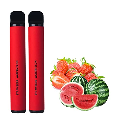 CREPUSCOLO E Zigarette, 2 Stücke Einweg Vape 1000 Puff Shisha Vape Stick 650mAh E Zigarette Cover