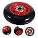 SUPVOX 4pcs Pulley Wheels for Fitness Equipment Smooth Rotation Plastic Rollers for Treadmill Bike Gym Replacement for