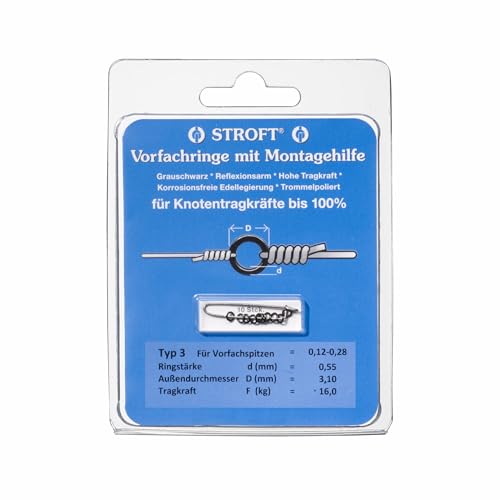 WAKU Stroft Vorfachringe Typ 1 mit Montagehilfe 8kg