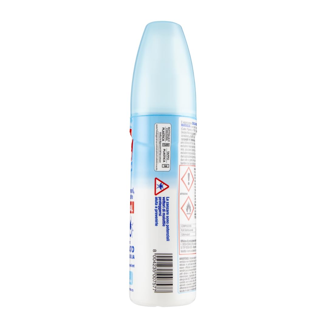 ZIG-ZAG lozione antizanzare corpo, Repellente zanzare zecche tafani, Talco di Marsiglia, 100 ml