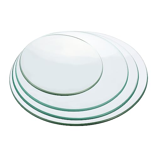 PATIKIL - PATIKIL 60/80/90/100mm Diameter Watch Glass, 1 Set Beaker Cover Smooth Edges Chamfered Arc for Laboratory, Transparent