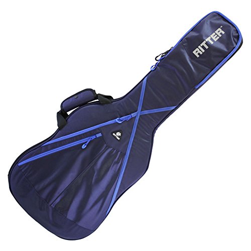 Ritter Performance 8 – Housse guitare électrique – Marine et bleu - Les Beatles, Paul McCartney, John Lennon, RIngo Starr, George Harrison Ritter Performance 8 - Housse guitare électrique - Marine et bleu