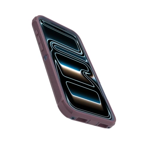 Image of OtterBox iPhone 17 Pro Max (Only) - Defender Series Case - Tulipwood Glow (Purple & Blue) - Snaps on MagSafe - Tough - Rugged & Durable