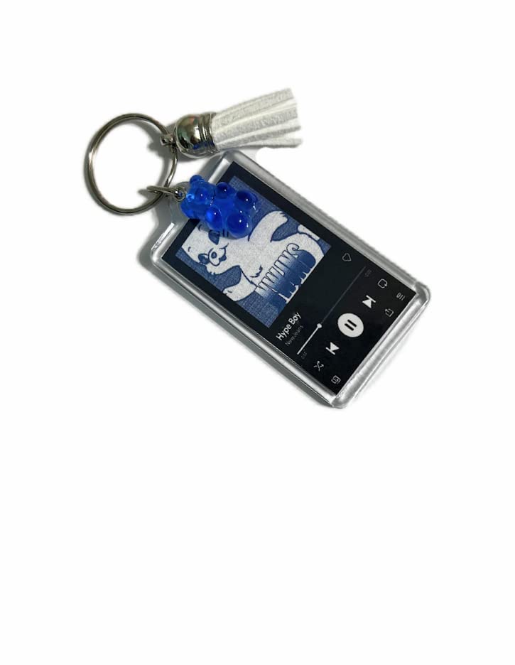 Miniatura 3 de KPOP Spotify Song Keychain  CUSTOM  Key chain + Add Charm  TWICE  New Jeans  Kep1er  Everglow  Le Sserafim  IVE  (G) IDLE  Nmixx  StayC  Black Pink