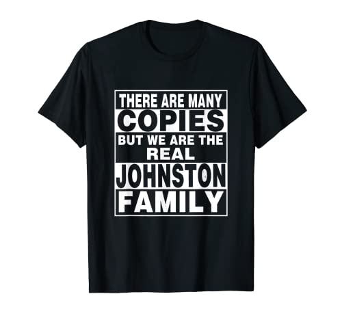 JOHNSTON Surname Family Name Personalized JOHNSTON T-Shirt