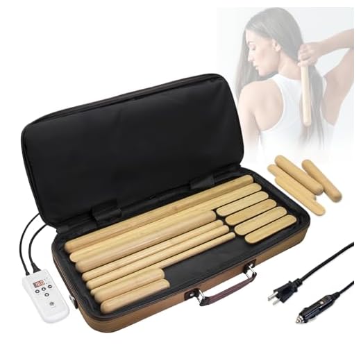 Goodtar Electric Hot Stone Heater Warmer Professional Portable Bamboo Massage Digital Heating Kit Comes with 12 Bamboo Massage Sticks and a Heating Bag