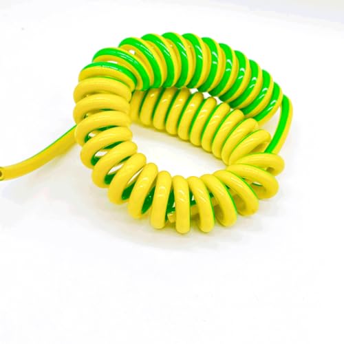 MIAOSHE �L�k�� 15���[�g�� ���ΐF �t���L�V�u�� ���O�p �P�c PU �d�q���C���[ �X�v�����O���C���[ ��H�ڑ��p �e�͐�(13AWG 2.5mm2)