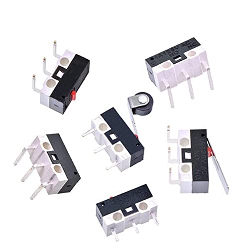 Micro interrupteur de rechange contre les pannes de clic de souris bouton poussoir 3 pins