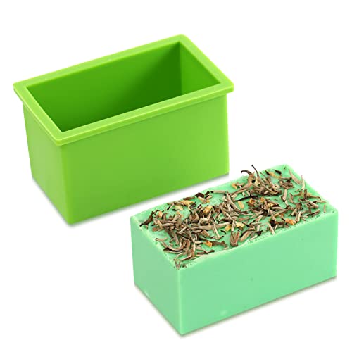 Silicone Soap Molds Rectangle Handmade Small Loaf Bar DIY Swirl Making Mould