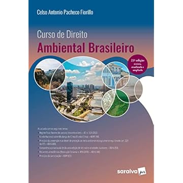 Capa do livro Curso De Direito Ambiental Brasileiro - 23ª edição 2023