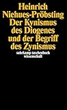 christiane niehues hamm  Der Kynismus des Diogenes und der Begriff des Zynismus (suhrkamp taschenbuch wissenschaft)