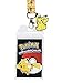 Bioworld Pokemon Gotta catch 'Em All 2-Sided Pikachu ID Badge Holder Rubber Charm Collectible Sticker Lanyard