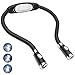 lzndeal LED Lampe de Lecture, Lampe de Cou Lampe Mains Libres Flexible LED Lampe de Nuit Autour de Cou Fonctionnant sur Batterie pour Bricolage, Tricot, réparation, Camping, Voyage, Barbecue, Peche