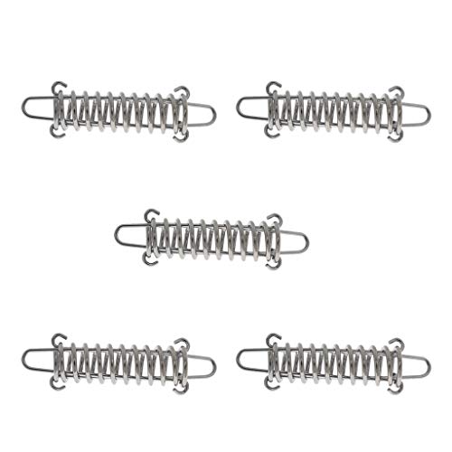 Inzopo 5pcs Heavy Duty Stainless Steel Camping Awning Tent Rope Tensioner/Tightener Tightening Spring