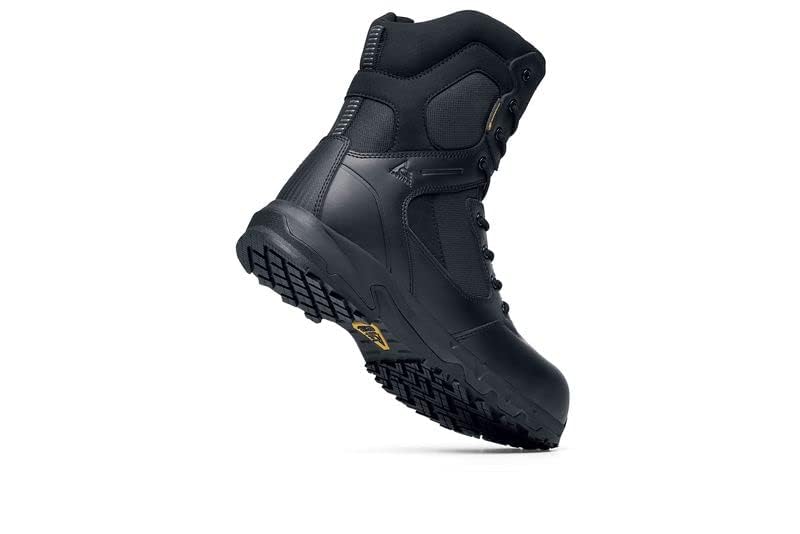 Image of ACE Unisex Slip-Resistant Nano-Composite Toe Work Boots - Comfortable, Waterproof, Non-Slip Safety Boots for Men & Women - Defense 8 inch